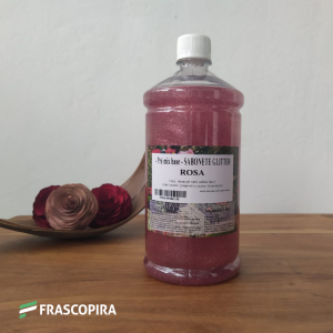 Sabonete Líquido com Glitter Rosa
