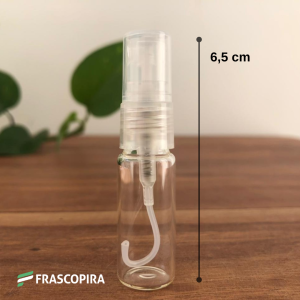 10 Mini spray de vidro 5ml