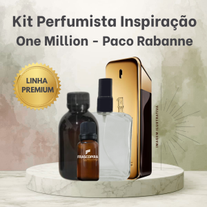  Kit Perfumista Essência Vollmens Faça Até 100ml ONE MILLION