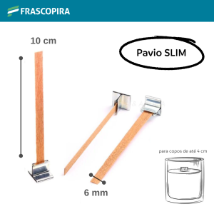 PAVIO DE MADEIRA FINO - 6X10