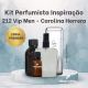 Kit Perfumista Essência Vollmens Faça Até 100ml  212 Vip Men