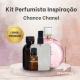 Kit Perfumista Essência Vollmens Faça Até 100ml Chance 