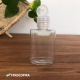 10 Frascos Pet 45ml com tampa flip-top TRANSPARENTE