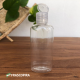 10 Frascos Pet 60ml com tampa flip-top TRANSPARENTE