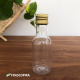 10 Garrafinhas Pet 50ml com tampa de metal