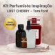 Kit Perfumista Essência Vollmens Faça Até 100ml LOST CHERRY