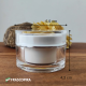 POTE ACRÍLICO PARA COSMÉTICO 30G - FUNDO BRANCO