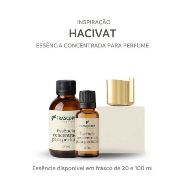 Essência Hacivat Wood Concentrada Perfumaria Fina