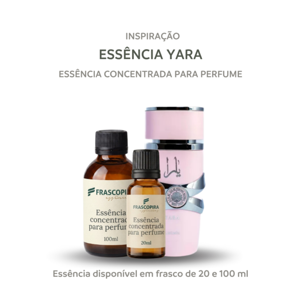 Essência Pura Concentrada Yara Rosa Perfumaria Fina Vollmens