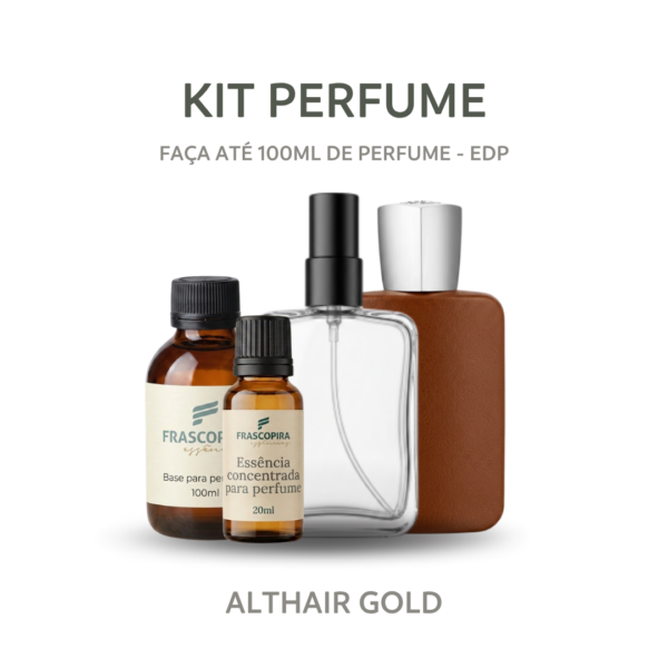 Kit Perfumista Essência Althair Faça Até 100ml de Perfume