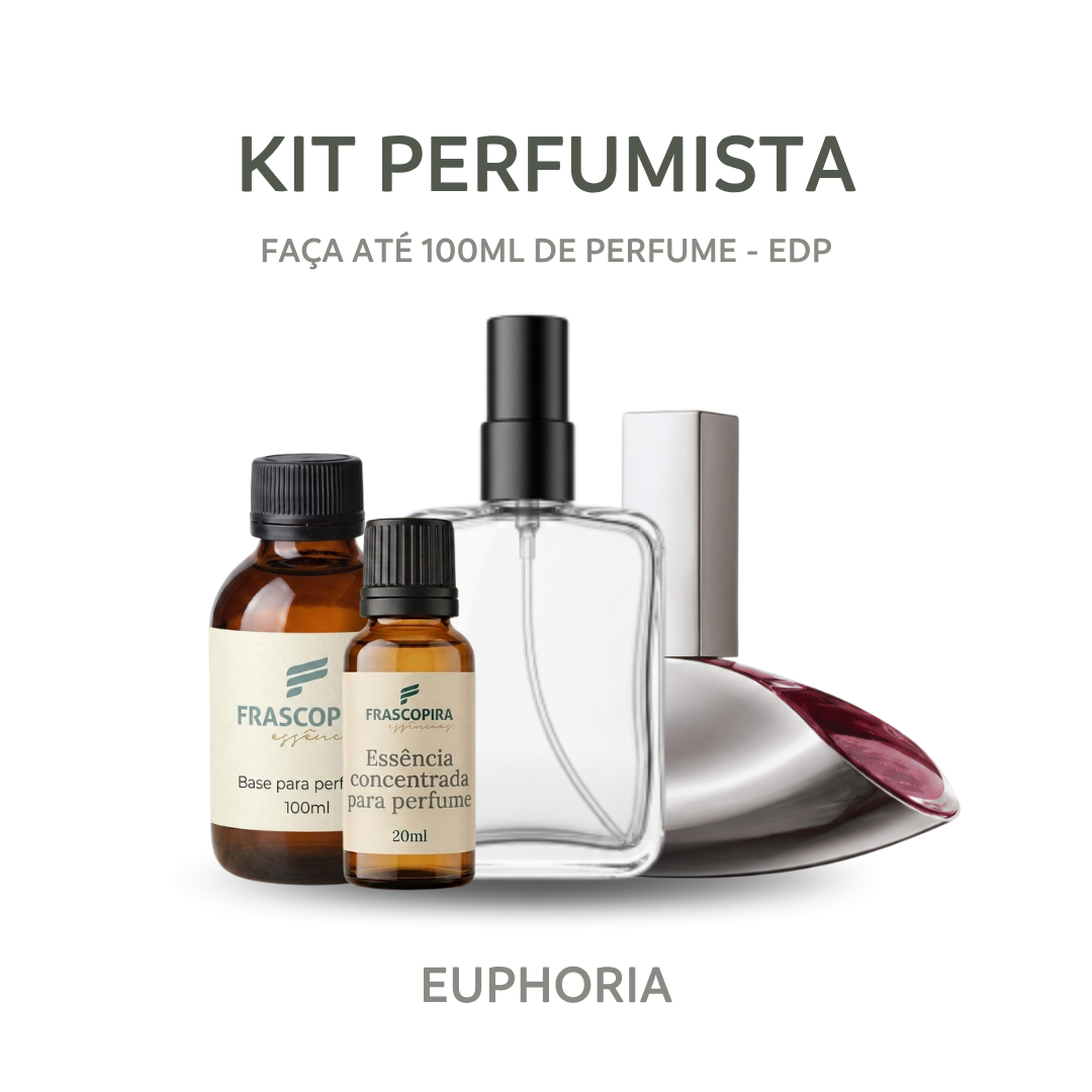 Kit Perfumista Essência Euphoria Faça Até 100ml de Perfume
