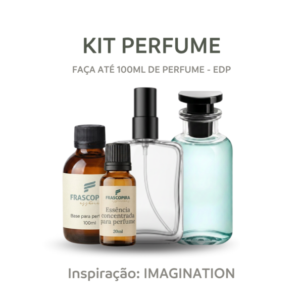 Kit Perfumista Essência Imagination Faça Até 100ml de Perfume EDP