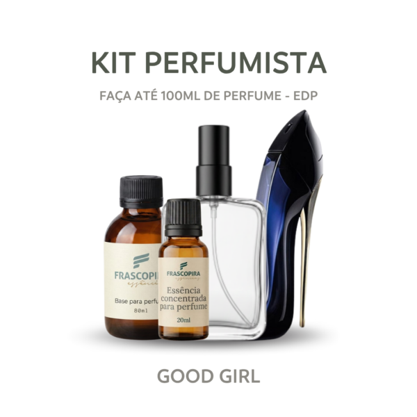 Kit Perfumista Essência Good Girl Faça Até 100ml de Perfume