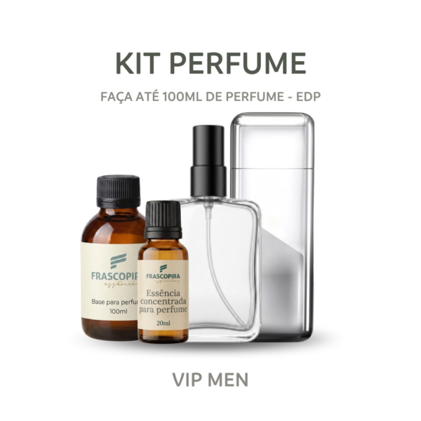Kit Perfumista Essência 212 Vip Men Faça Até 100ml de Perfume