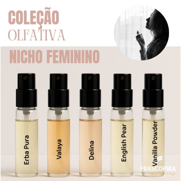 Combo Coleção Olfativa Nicho Feminino 5ml