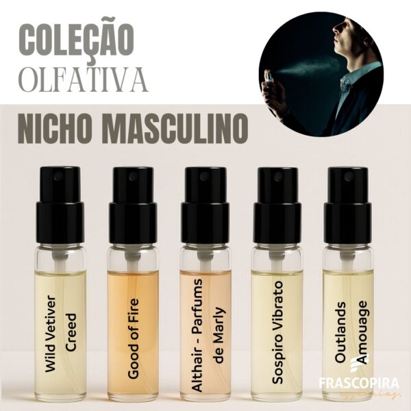 Combo Coleção Olfativa Nicho Masculino 5ml