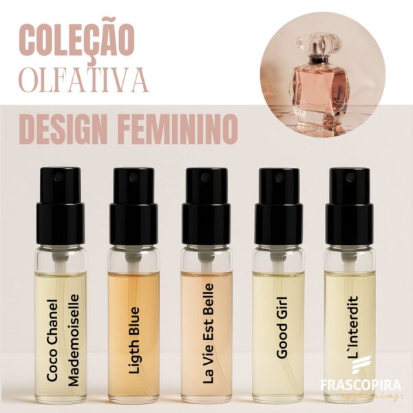 Combo Coleção Olfativa Design Feminino 5ml