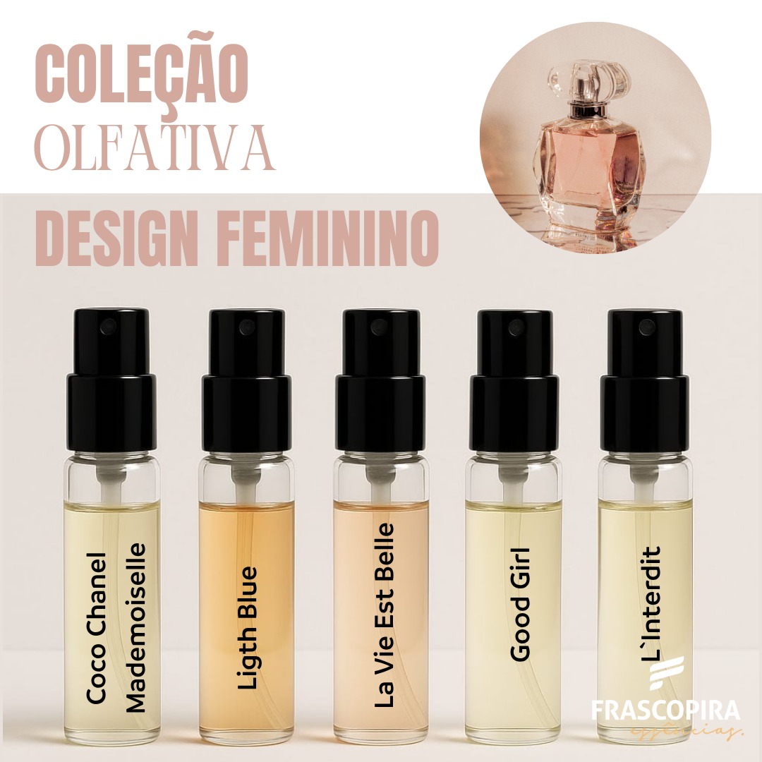 Combo Coleção Olfativa Design Feminino 5ml