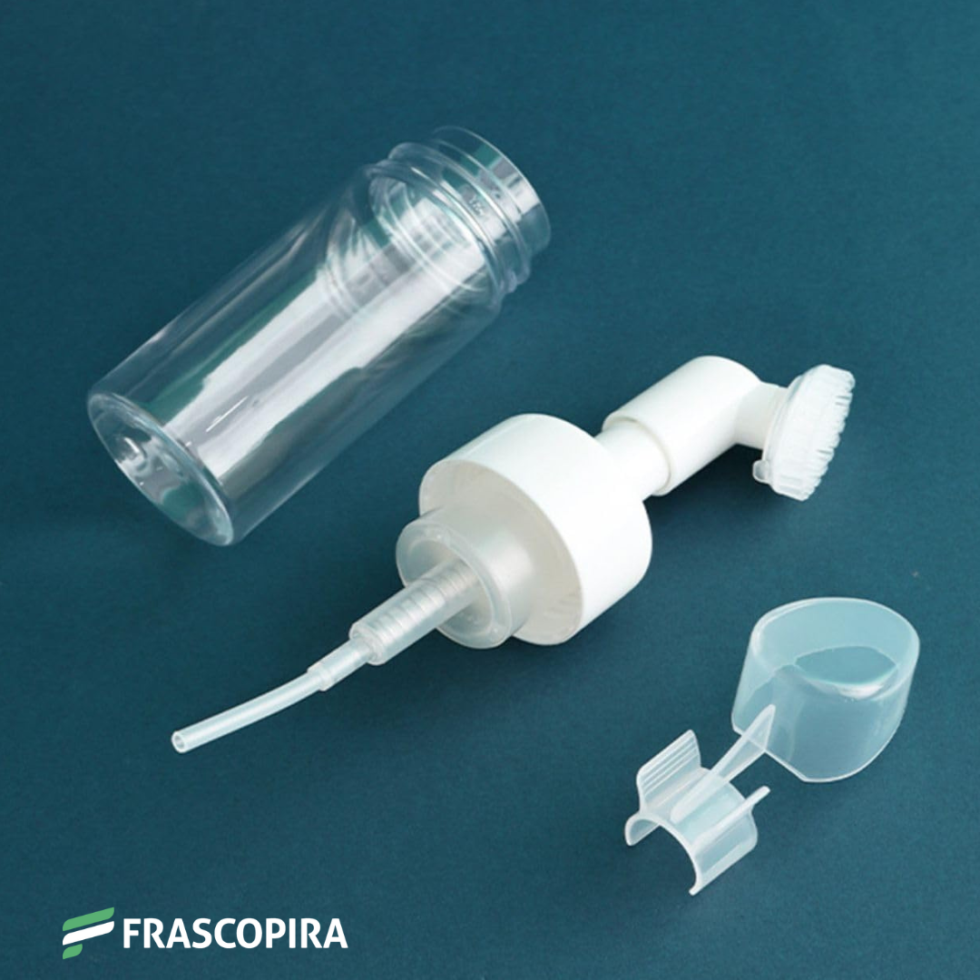 Frasco Espumador Com Escova de Silicone 130ml