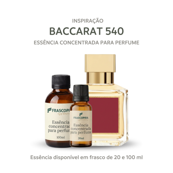 Essência Concentrada Baccarat Premium para Perfume