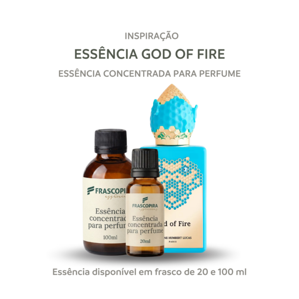 Essência Concentrada God of Fire Premium para Perfume