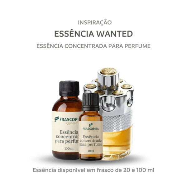 Essência Concentrada WANTED Premium para Perfume