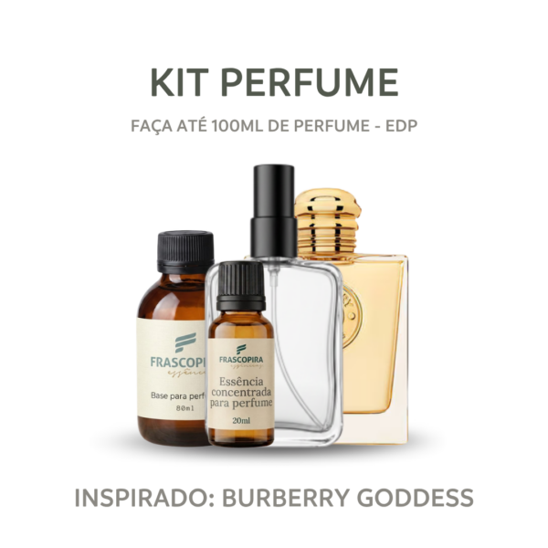 Kit Perfumista Essência Goddes Faça Até 100ml de Perfume EDP